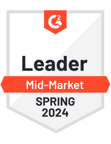 G2 Badge for Klaviyo as Marketing Automation Leader for Mid-Market 2024