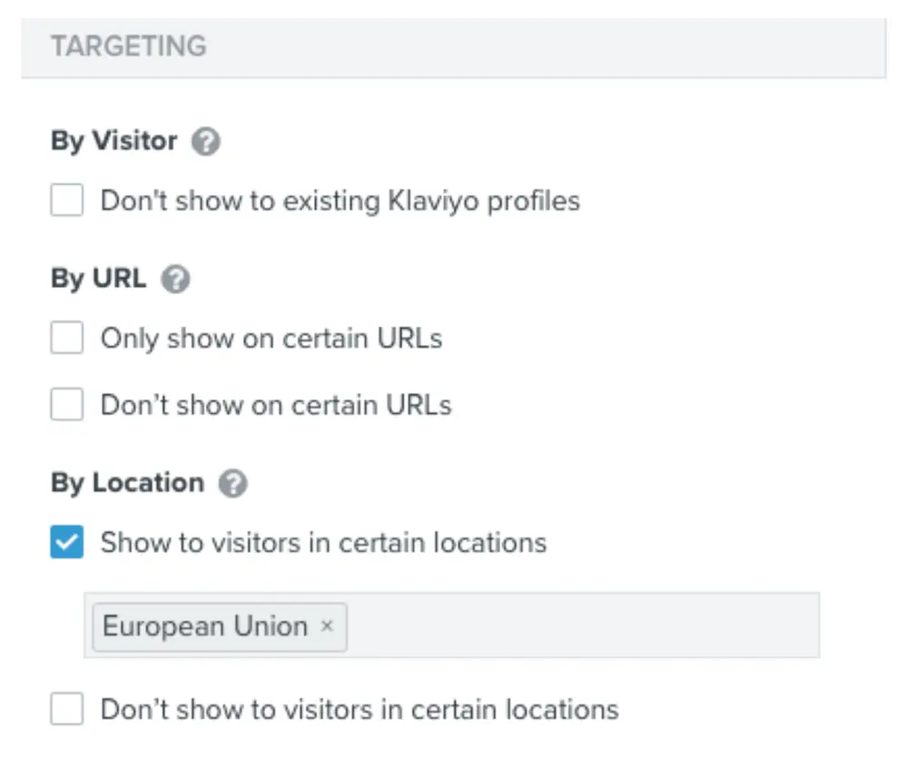 Image shows Klaviyo cookies for marketing-consent in GDPR/EU