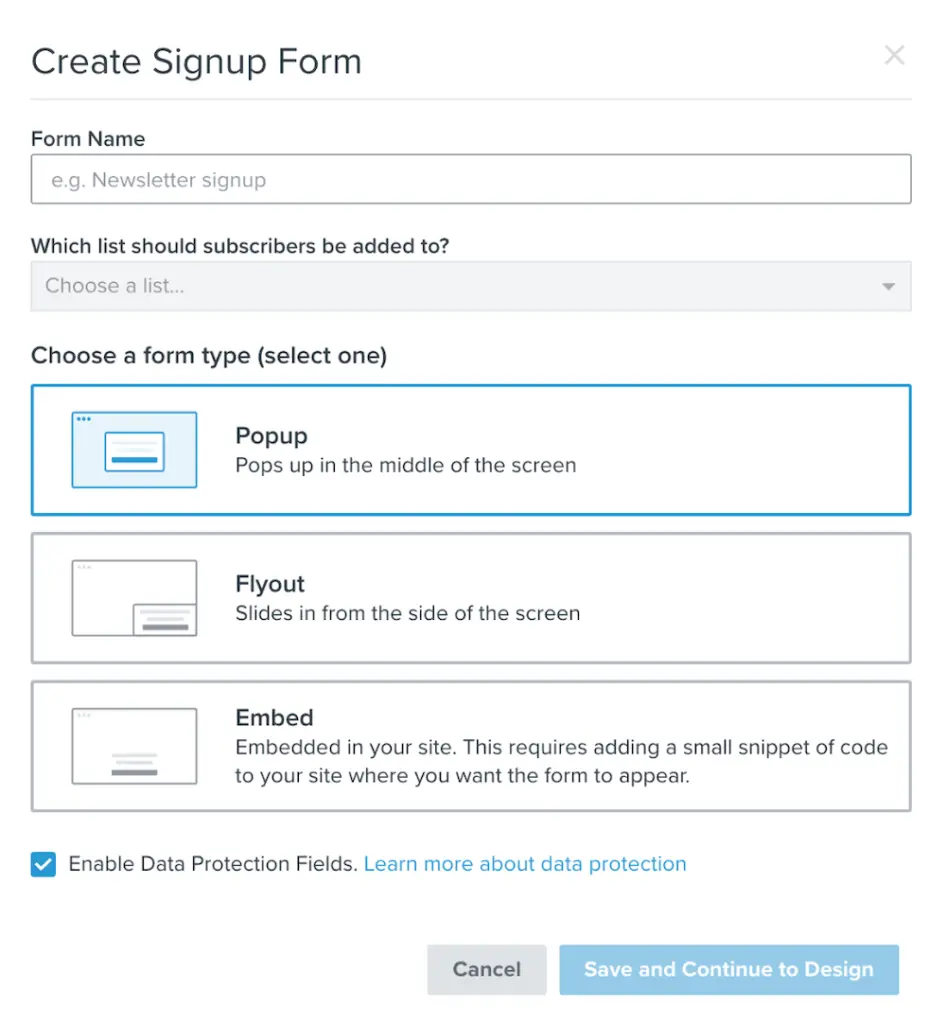 Image shows an example of a Klaviyo marketing consent pop-up to collect data.