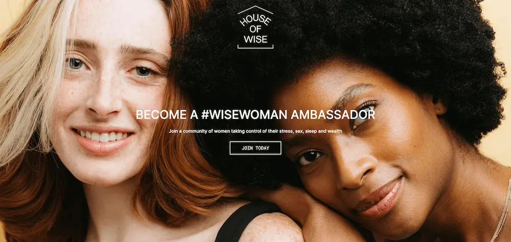 House of Wise ambassador program sponsorship