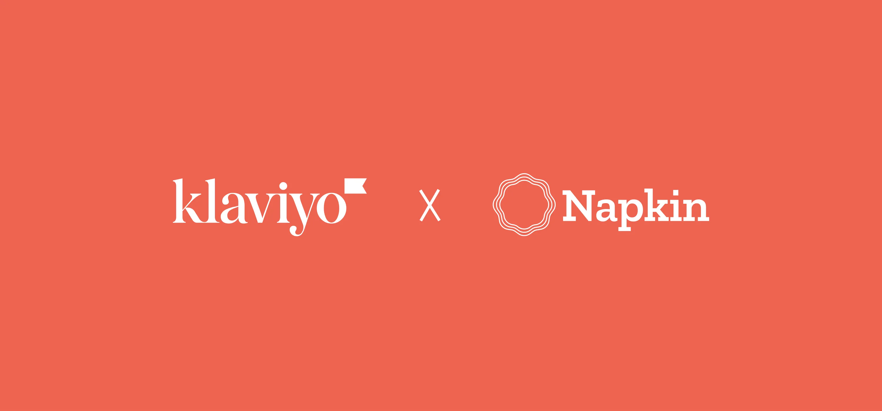 Napkin.io x Klaviyo logo