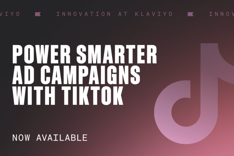 TikTok logo with title "Power smarter ad campaigns with TikTok"